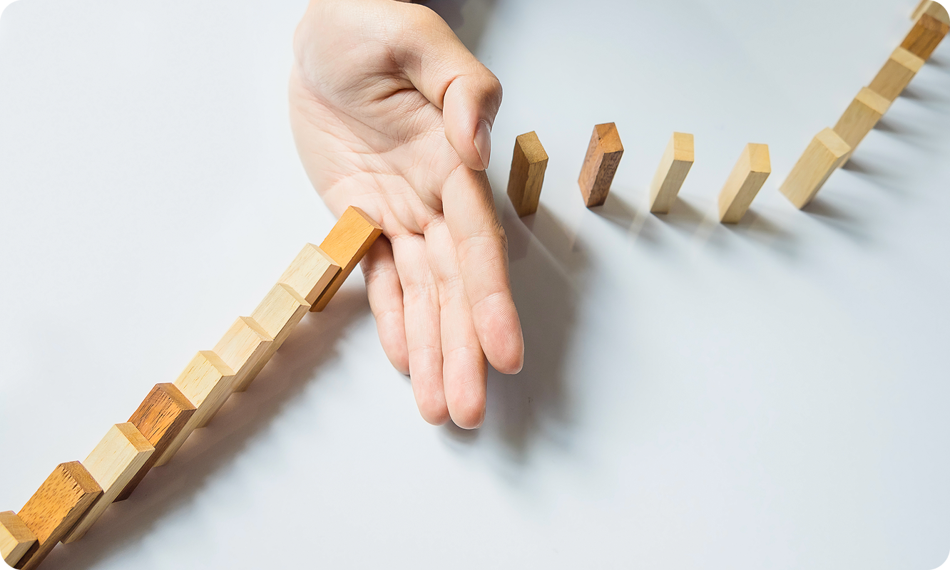 表示されていない潜在リスクの予見予防のイメージ