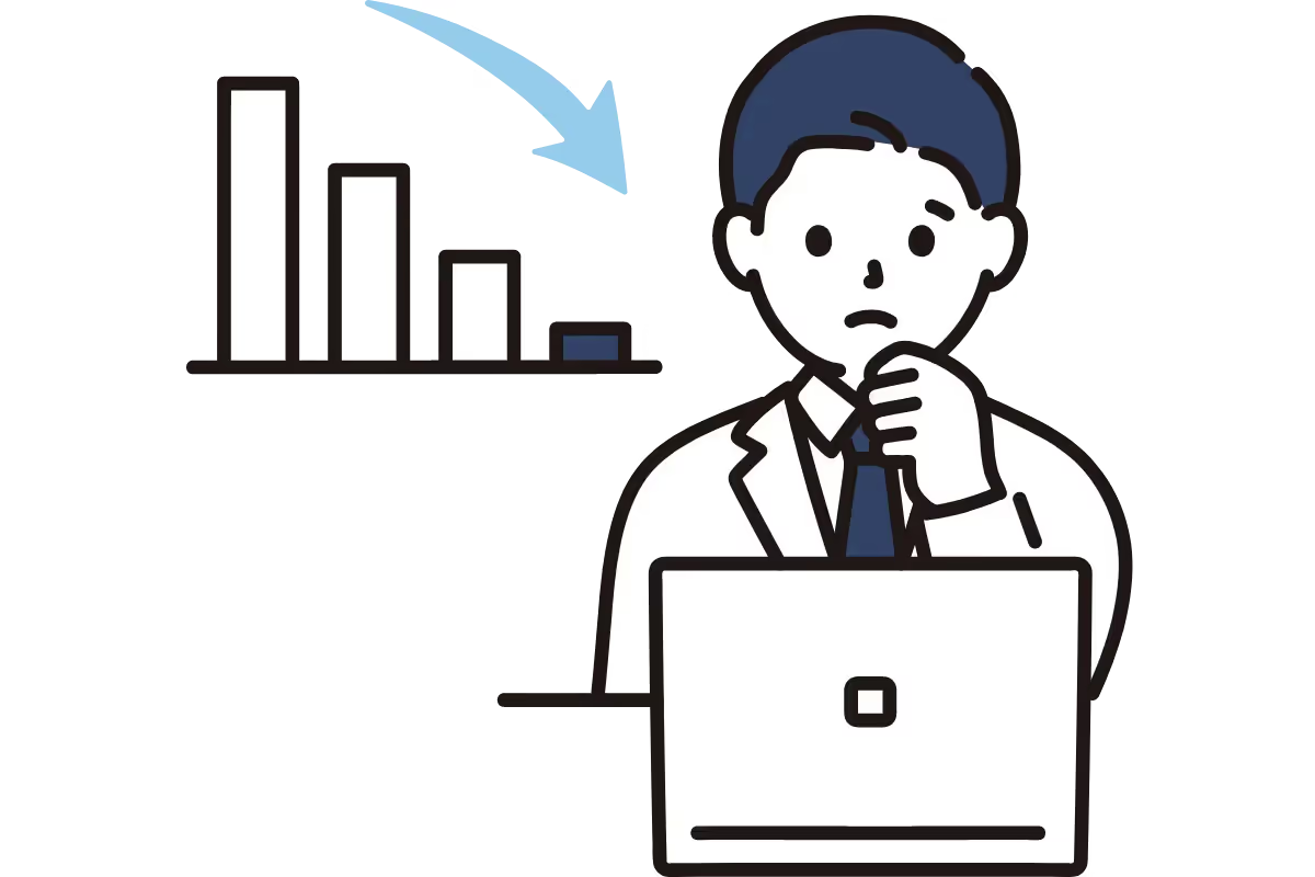 従来のSEO対策に限界を感じているのイメージ